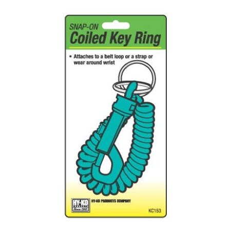Hy-Ko Prod Coiled Key RingSnap KC153